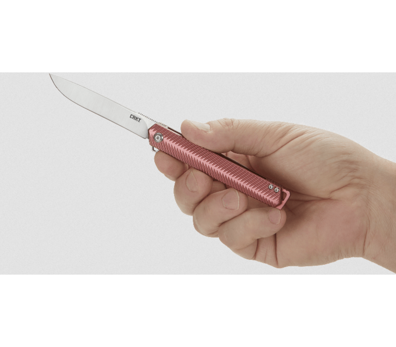 CRKT  Stylus Maroon, Assisted Open