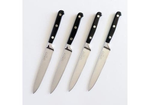 Lamson Lamson MIDNIGHT Premier Forged 4-Pc Steak Knife Set- Fine Edge