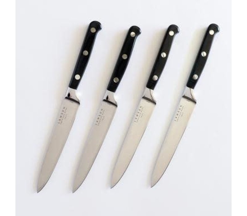 Lamson MIDNIGHT Premier Forged 4-Pc Steak Knife Set- Fine Edge