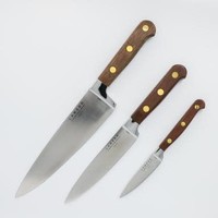 Lamson Premier Forged 3-Pc Chef Knife Set- WALNUT Series