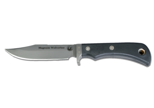 Knives of Alaska Knives of Alaska Magnum Wolverine- D2 Steel, Black SureGrip Handle