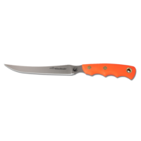 Knives of Alaska Steelheader Fillet Knife- 440C Stainless, Orange SureGrip Handle