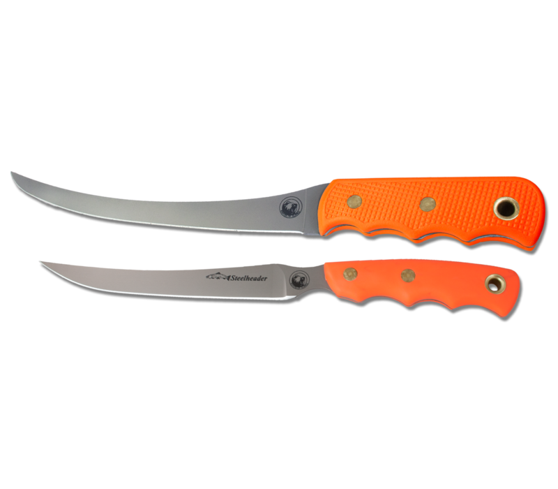 Knives of Alaska, Fisherman's Combo, 440C, Orange SureGrip