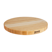 John Boos Reversible Round Maple Cutting Board 18"x1.5"