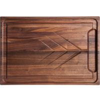 JK Adams Walnut Carving Board Juice Groove 20"x14"x1"