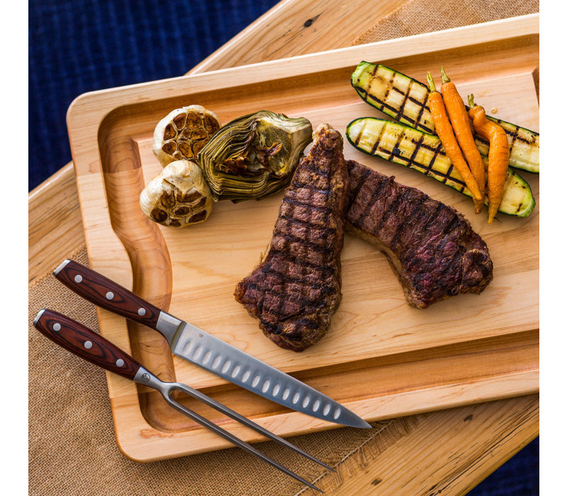 JK Adams Maple BBQ Carving Board Large 24x16x1