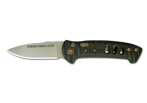 Knives of Alaska Knives of Alaska Strike Force Automatic- D2 Steel & Black G10 Handle