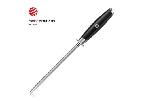Cangshan Cangshan, Thomas Keller Diamond 8" Honing Steel, Black Handle