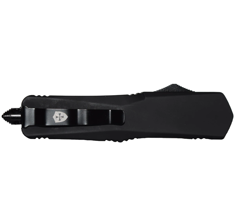 Templar Small Black Rubber OTF Black 440C Dagger
