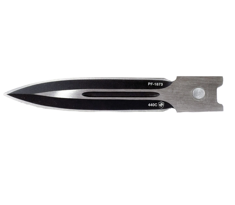 Templar Small Black Rubber OTF Black 440C Dagger