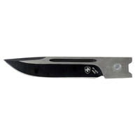 Templar Small Black Rubber OTF Black 440C Drop Point