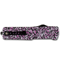 Templar Small Premium Weighted Pink Fleur OTF Drop Point Black CPM D2