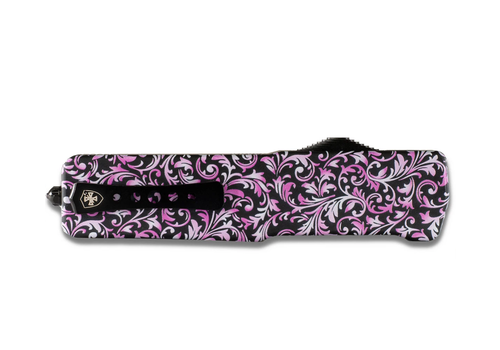 Templar Templar Small Premium Weighted Pink Fleur OTF Drop Point Black CPM D2