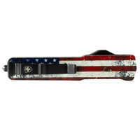 Templar Slim Premium Weighted Wood US Flag Black CPM D2 Dagger