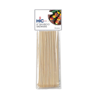 HIC Kitchen 8" Bamboo Skewers- Pack of 100