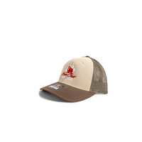 Bear Claw Logo Trucker Cap--Tan, Loden, Brown