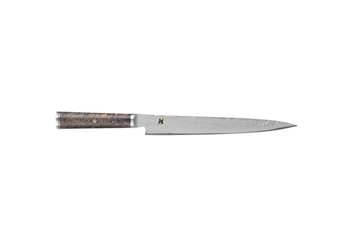 Zwilling Myabi Black 9.5" Sujihiki Slicing Carving Knife Damascus