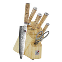 Zwilling Miyabi Birchwood SG2 7pc Block Set Damascus