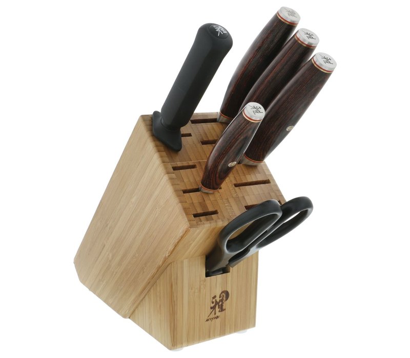 34080-000--MIYABI, Artisan, 7 pc Knife Block Set