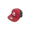 Bear Claw Logo Trucker Cap- Cardinal & Black
