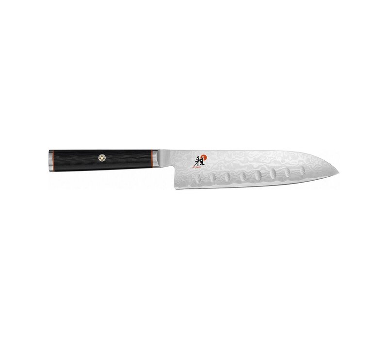 Zwilling Miyabi, Kaizen 5.5" Santoku Hollow Edge, Damascus