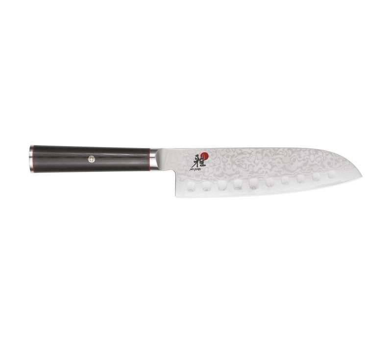 Zwilling, MIYABI, Kaizen, 7" Hollow Edge Santoku Damascus