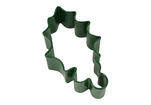 R&M R&M Holly Leaf Cookie Cutter, 3.25"-  Green