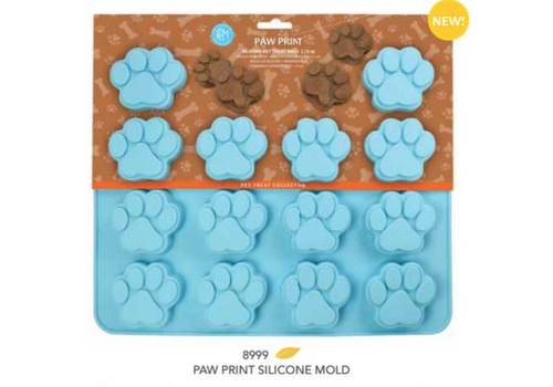 R&M 8999--R&M, Pet Treat Silicone Molds - Paw Print