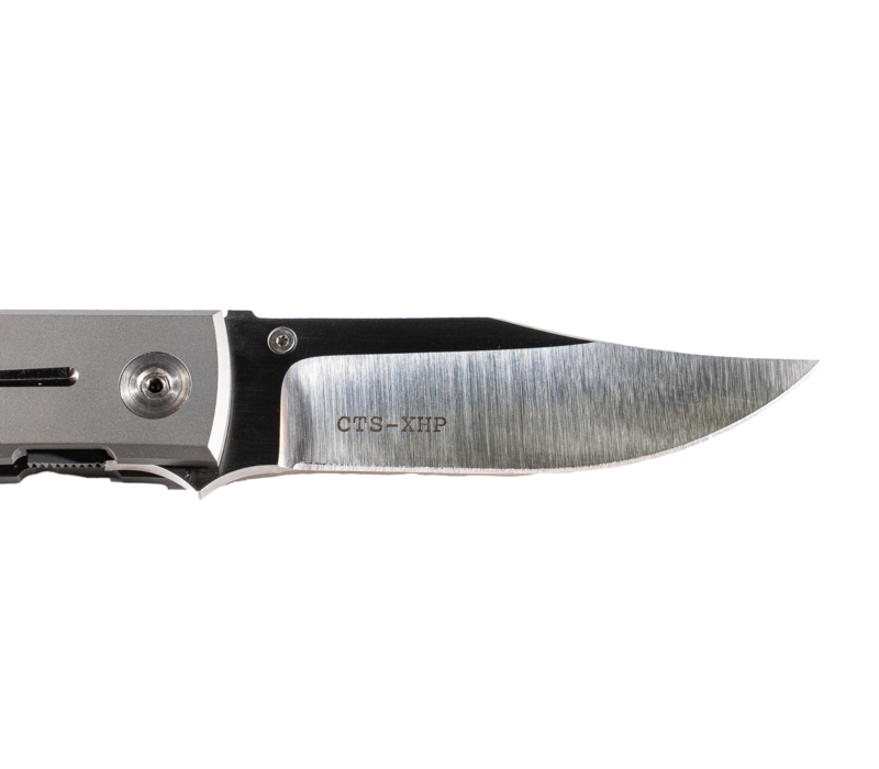 (CONSIGNMENT) 1029151164--BobDozier, Handmade Folder, Titanium Handle, CTS-XHP Steel