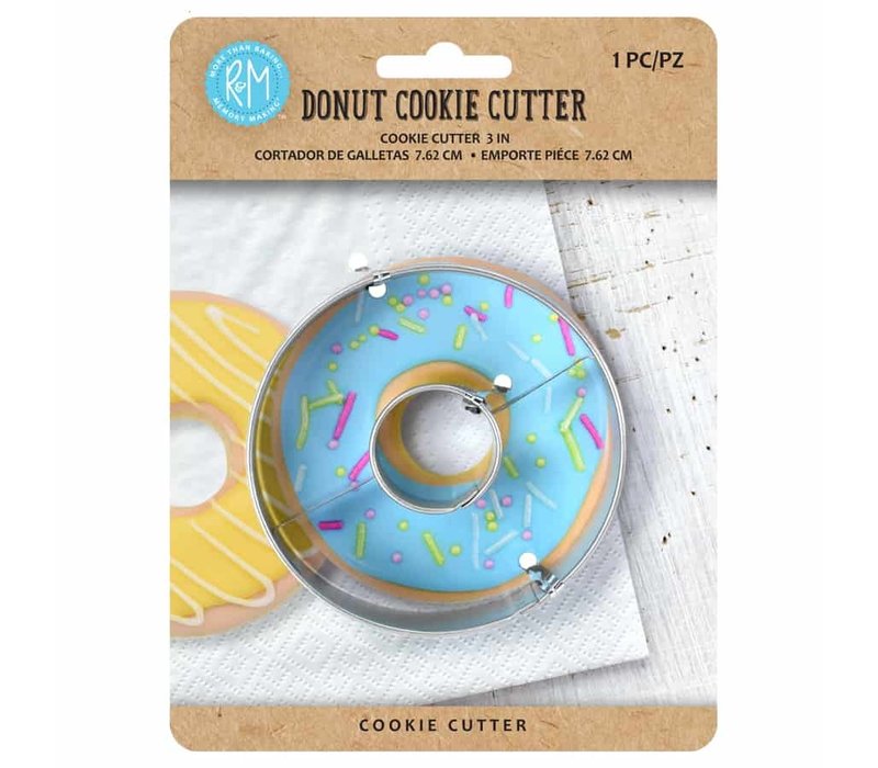 R&M  Donut Cookie Cutter 3"