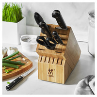 ZWILLING Professional S 7 PC Knife Block Set- Natural Block - Bear Claw  Knife & Shear