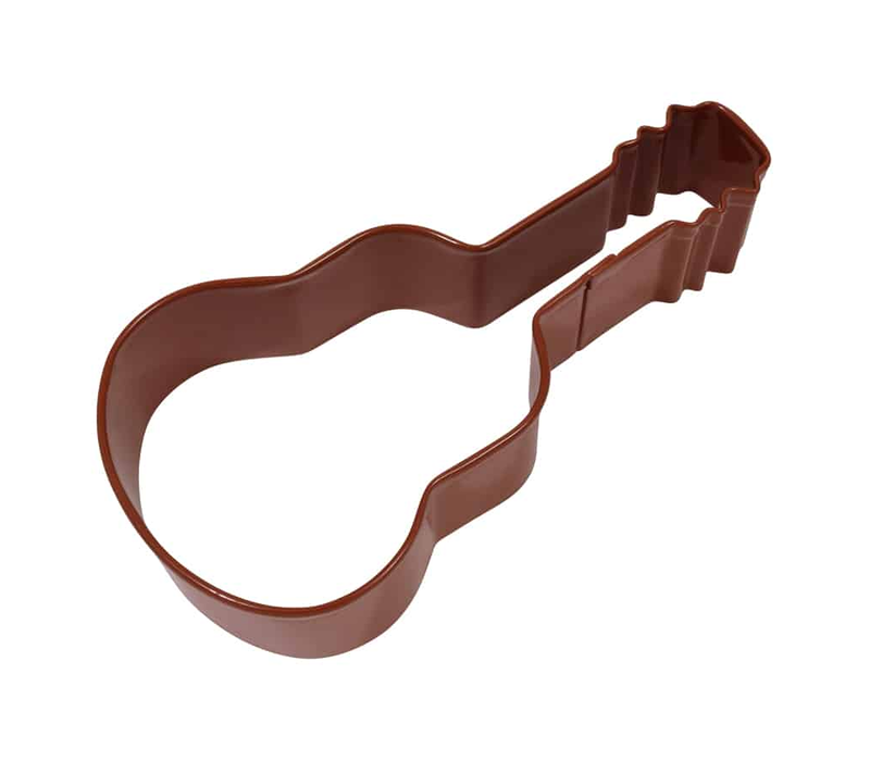 R&M Guitar Cookie Cutter,  4.5"-  Brown