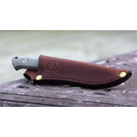White River Knife & Tool, Small Game, Black Burlap Micarta, CPM S35VN