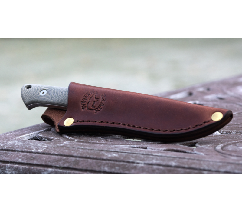 White River Knife & Tool, Small Game, Black Burlap Micarta, CPM S35VN