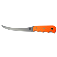 Knives of Alaska, Coho Fillet, 440C, Orange Suregrip