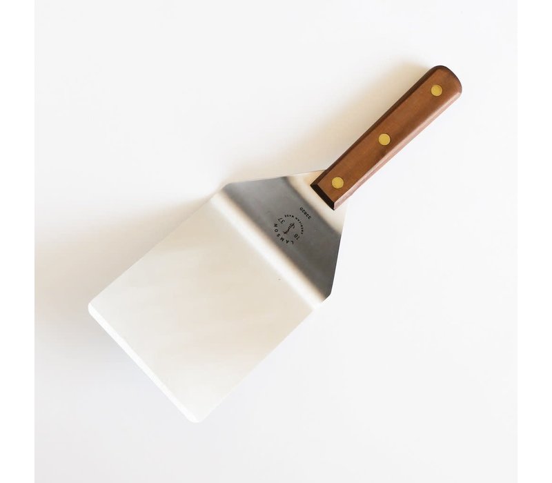Lamson,  4"x5" Hamburger Turner with Walnut Handle