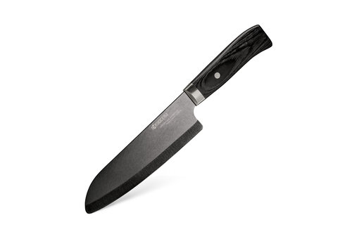 Kyocera 121978--Kyocera, 6" Chef's Santoku Knife - Handcrafted Pakka Wood Handle