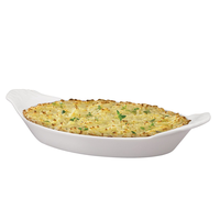 HIC, Au Gratin, Oval, 10in Porcelain