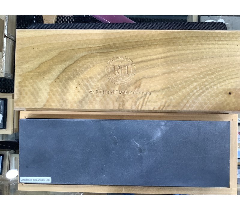 Preyda, Combination Wide Bench Stone, Soft/Hard Black Arkansas 10"x3"x1"