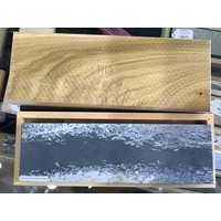 Preyda, Combination Wide Bench Stone, Soft/Hard Black Arkansas 10"x3"x1"