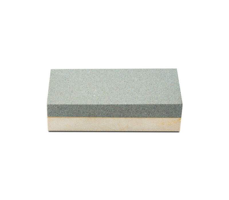 RH Preyda, Combination Bench Stone, Soft Arkansas/Hard Arkansas, 8"x2"x1"