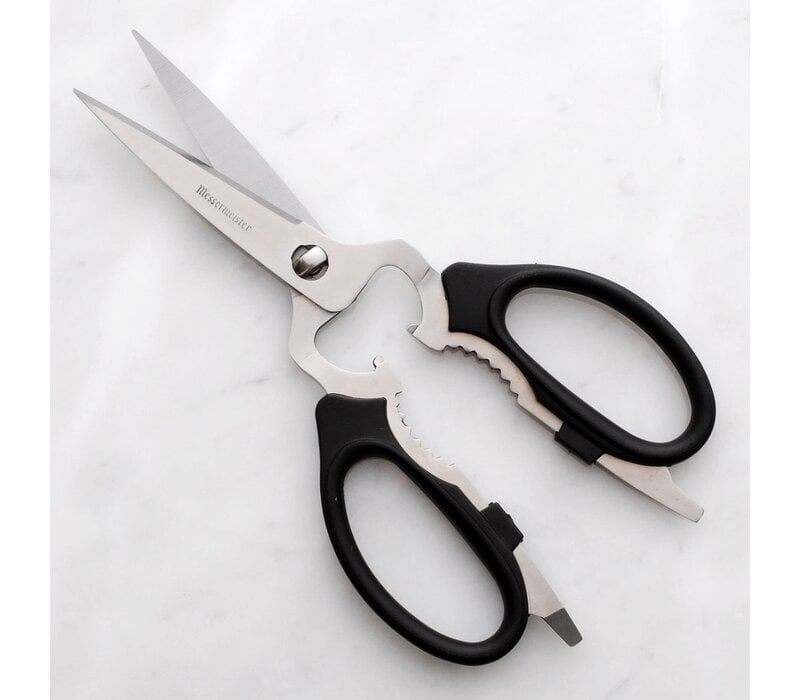 Messermeister, Black Take-Apart Kitchen Scissors / 8"