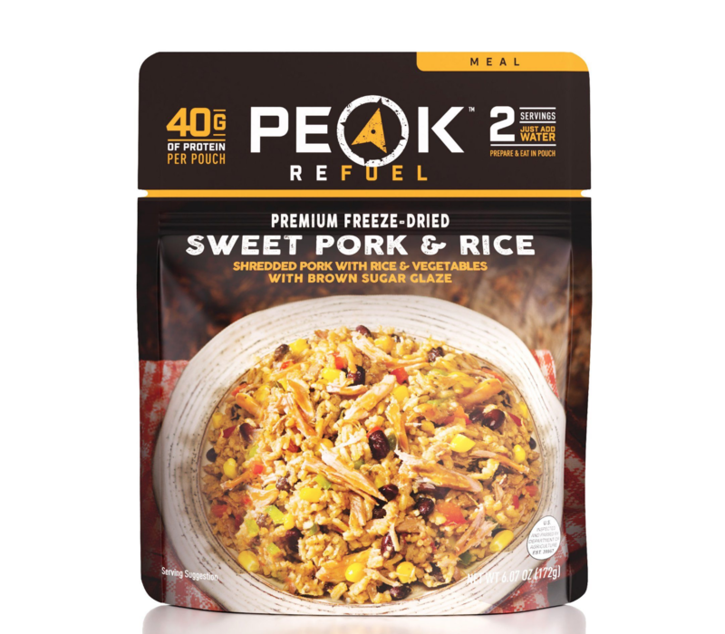 Peak Refuel Sweet Pork and Rice Meal