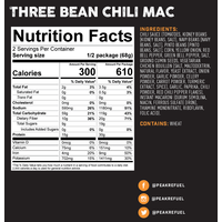 Peak Refuel Three Bean Chili Mac (Vegan) Meal