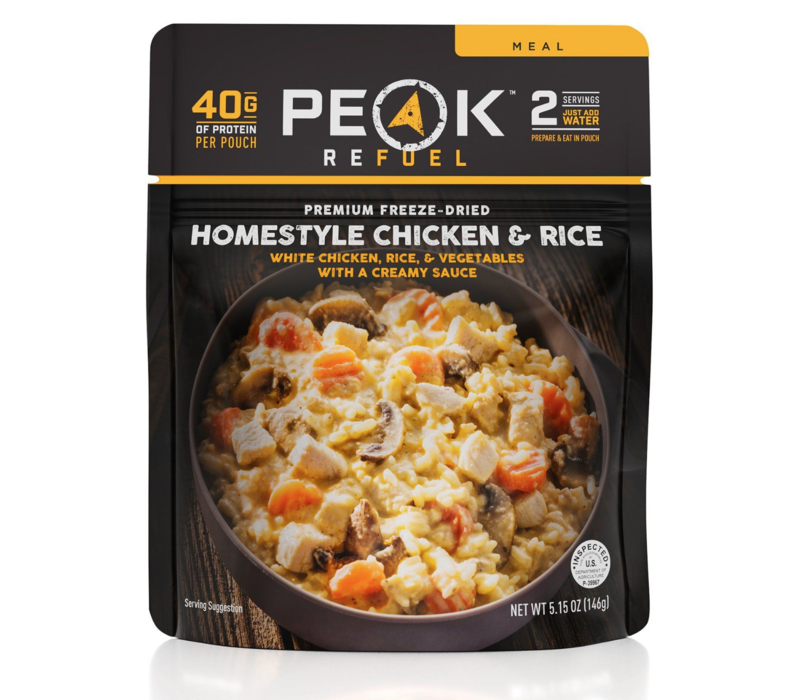 Peak Refuel Homestyle Chicken & Rice Meal