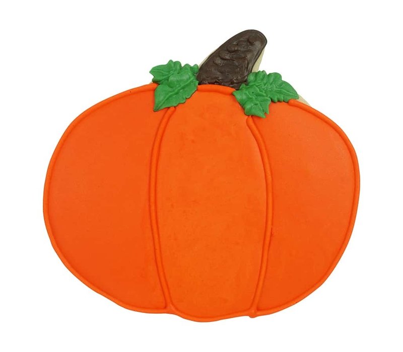 R&M Pumpkin Cookie Cutter 5"- Orange