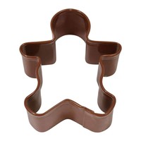 R&M Gingerbread Boy Cookie Cutter 2.25" - Brown