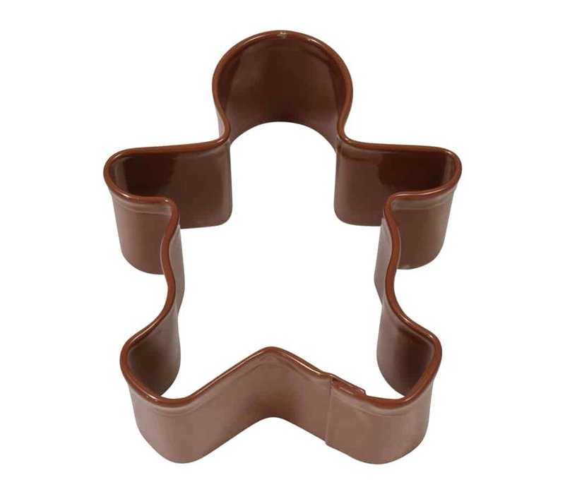 R&M Gingerbread Boy Cookie Cutter 2.25" - Brown