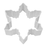 R&M Snowflake Cookie Cutter 3"-White