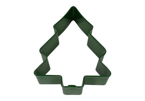 R&M R&M Snow Covered Tree Cookie Cutter 3.5" - Green